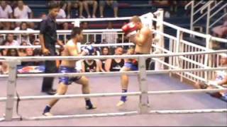 Rawai Muay Thai Australian boxer Matt wins in Bangla [upl. by Airdnaxila]