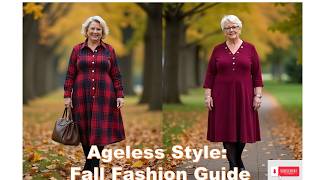 Ageless Style Modest Fall Dresses for Plus Size Women Over 50 [upl. by Hubie]