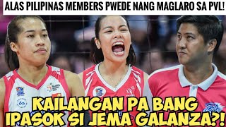 PINAG IISIPAN PA KUNG IPAPASOK SI JEMA GALANZA SA PVL FINALSCREAMLINE GAGRANDSLAM NA KUNG MANANALO [upl. by Yenahpets]