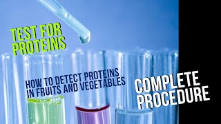 Test for ProteinsNinhydrin test Qualitative phytochemical screening  part 4 [upl. by Soble524]