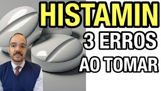 HISTAMIN dexclorfeniramina 3 ERROS COMUNS NA HORA DE TOMAR [upl. by Leeth]