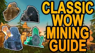 The BEST AllInOne Mining Guide  1300 Profession Guide  Classic WoW  World of Warcraft Vanilla [upl. by Nirret]