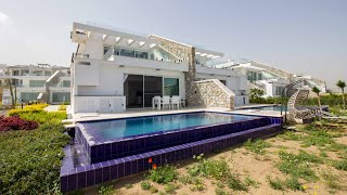 North Cyprus PropertiesNordzypernСеверный Кипр  3 bed luxury Seafront apt  private pool [upl. by Yuu]