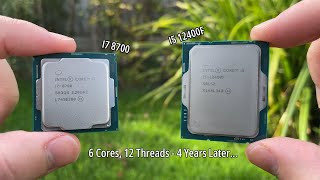 I7 8700 vs I5 12400F  6 Cores and 12 Threads 4 Years Later [upl. by Leinto]