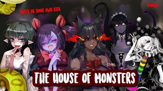 Multiple Speakers The Haunted House of Monster Girls Halloween Collab  Binaural Audio Roleplay [upl. by Lainey]