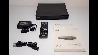 SONY：BDPS1500 「ソニー ブルーレイプレーヤー スタンダードモデル BDPS1500 ブラック 230mm×39mm×194mm幅×高さ×奥行き最大突起含む」KSA3076 [upl. by Ahtis325]