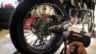 Fix It Friday How to Change the Chain and Sprockets on Your Motorcycle DRZ400SM [upl. by Allred]