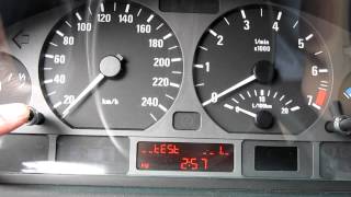 982005 BMW E46 3Series  How to reset oil inspection indicator Reset service light [upl. by Adnohsad392]