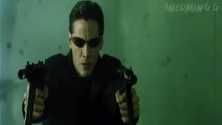 Matrix The Matrix  quotNeo y Trinity Escena del Lobbyquot  Escenas  Latino  HD [upl. by Aidaas308]