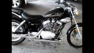 Yamaha Vstar 250 with west eagle exhaust [upl. by Aura]