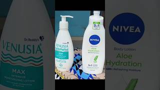 Nivea moisturizer and dr Reddys venusia moisturizer review shorts viralbeauty [upl. by Harper]