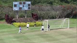 Kamehameha vs Kealakehe Boys Soccer 292013 [upl. by Ahl16]