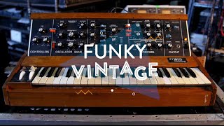 Funky Vintage MiniMoog Model D [upl. by Ronny]