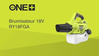 Brumisateur sans fil RY18FGA 18V ONE™ RYOBI® [upl. by Adnav]