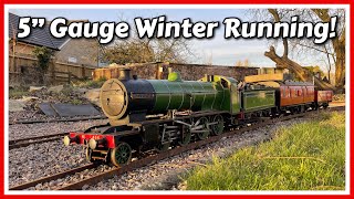 5” Gauge Winter Running Session [upl. by Atsirc]