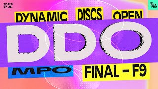 2024 Dynamic Discs Open  MPO FINALF9  Wysocki Heimburg Robinson Rathbun  Jomez Disc Golf [upl. by Annazor]