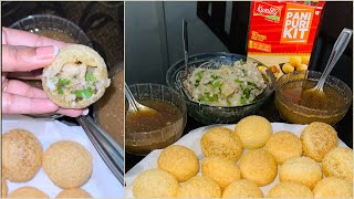 Pani Puri kit from Kwality  Make easy and tasty North Indian Pani Puris at home [upl. by Nanon]