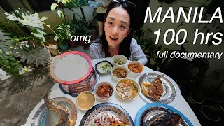 EXTREME FILIPINO STREET FOOD in MANILA for 100 HRS full docu [upl. by Jordison]