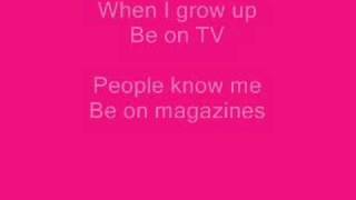 When I Grow Up By The Pussycat Dolls  Lyrics [upl. by Surtimed]