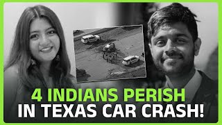 4 Indians who were carpooling charred in multicar crash in US [upl. by Aikim]