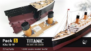 Hachette Build the 1200 scale RMS Titanic  kits 1519 pack 5 titanic hachette modelbuilding [upl. by Aztiray]