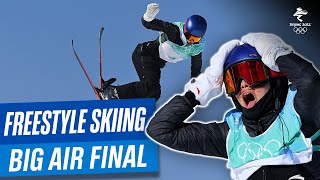 ⛷ Eileen Gu takes Freeski big air gold at Beijing2022 🥇 [upl. by Trude]