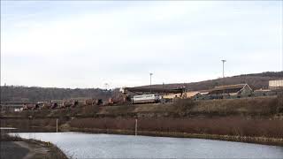 Eisenbahnvideo Völklingen Saarstahl Saarland [upl. by Isidor428]