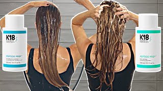 HAIR LOSS SUFFERER REVIEWS OUAI FINE HAIR SHAMPOO AND CONDITIONER  Is It Good For Thinning Hair [upl. by Adoree]