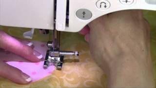 Brother CS 6000i 38 Blanket Stitch Applique [upl. by Haymo611]