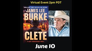 James Lee Burke discusses his new novel Clete [upl. by Ailana]