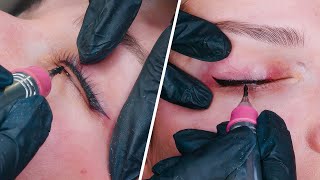 Permanent Eyeliner Makeup Tutorial [upl. by Earley618]