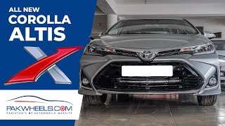 Toyota Corolla X 2021  WalkAround  PakWheels [upl. by Arrahs175]