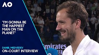 Daniil Medvedev OnCourt Interview  Australian Open 2024 Semifinals [upl. by Antone]