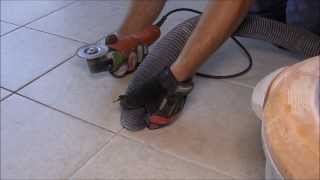 Grout and tile removal [upl. by Acie]