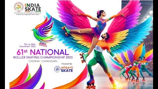 ARTISTIC  DAY3  61ST NATIONAL ROLLER SKATING CHAMPIONSHIP 2023 CHENNAI LIVE [upl. by Pinckney]