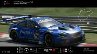 Earn gold in experience mode Nürburgring Nordschleife race track Overall view GT Sport PS4 [upl. by Enahs902]