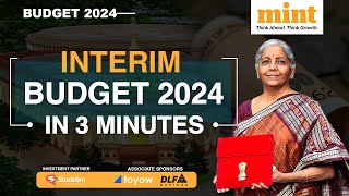 Budget 2024 Highlights Nirmala Sitharamans 58 Minute Speech In 3 Minutes  Budget 2024 Highlights [upl. by Alrahc]