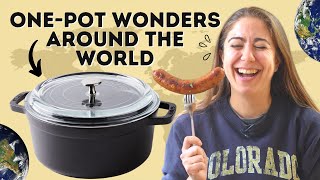 5 EASY OnePot Meals From Around The World [upl. by Bright]