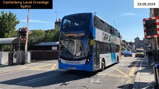 Travelling to The Canterbury Level Crossings by bus 29082024 [upl. by Anitnoc]