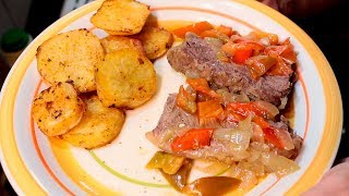 Carne al Horno con Papas simple rico y rápido  Ideas amp Sabores [upl. by Nagram]