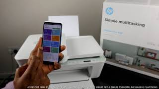 HP DeskJet 4120e WiFi Setup Review [upl. by Gilmore714]