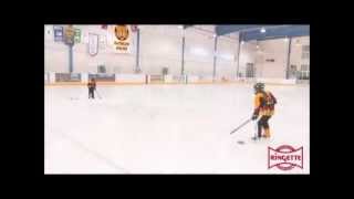 Ringette Ontario Skills Matrix Drills Video 4 Forehand Pass [upl. by Arehs]