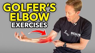 3 Golfers Elbow Exercises [upl. by Emoraj]