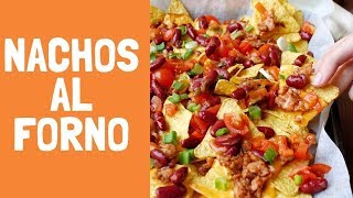 NACHOS AL FORNO pronti in 10 minuti super golosi [upl. by Hugues]