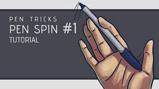 Pen Tricks Pen Spin 1 Tutorial [upl. by Rasecoiluj]