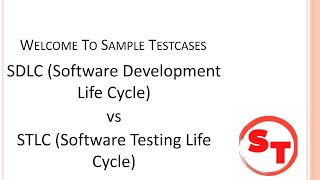 SDLC vs STLC  Difference between SDLC and STLC [upl. by Yettie]