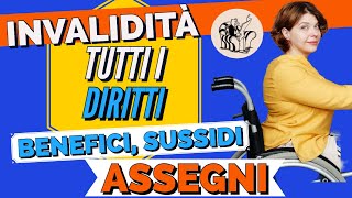 GUIDA AI DIRITTI DEI DISABILI 👉 Assegni Agevolazioni Benefici Sussidi ecc 💶 💸 [upl. by Welsh]