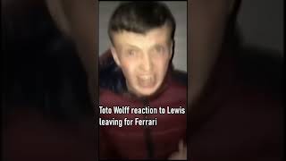 Toto Wolff Reaction to Lewis Hamilton leaving for Ferrari lewishamilton totowolff angrymanstatus [upl. by Erialcyram]