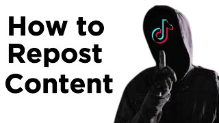 How to Post Unoriginal Content on Tiktok Creator Rewards Program  TikTok CRP [upl. by Narba917]