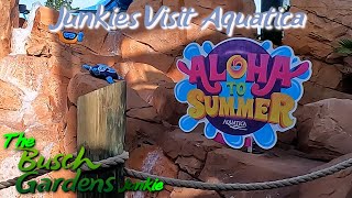 Busch Gardens Junkies Visit Aquatica [upl. by Annecorinne]